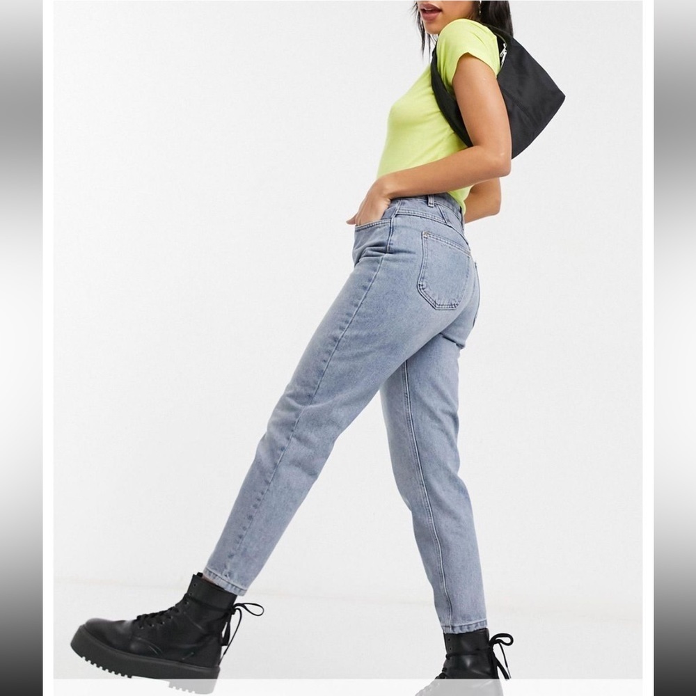 Reclaimed vintage high waisted tapered leg jeans